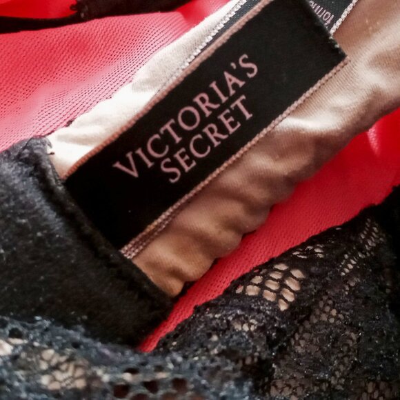 🌹Victoria's Secret Body by Victoria Sexy Black & Nude Bra w/Lace Detail 36D🌹 - Picture 5 of 13